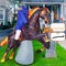 Long Halloween Inflatables Headless Horseman Outdoor Decorations